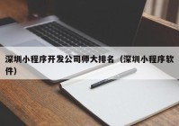 深圳小程序开发公司师大排名（深圳小程序软件）