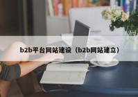 b2b平台网站建设（b2b网站建立）