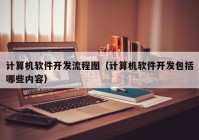 计算机软件开发流程图（计算机软件开发包括哪些内容）