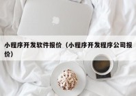 小程序开发软件报价（小程序开发程序公司报价）